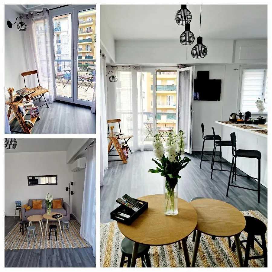 Apartment Nice Charmant 3 Pieces Proche Mer Parking